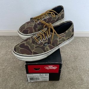 Vans Authentic (Waxed Canvas) Camo/Marsh
